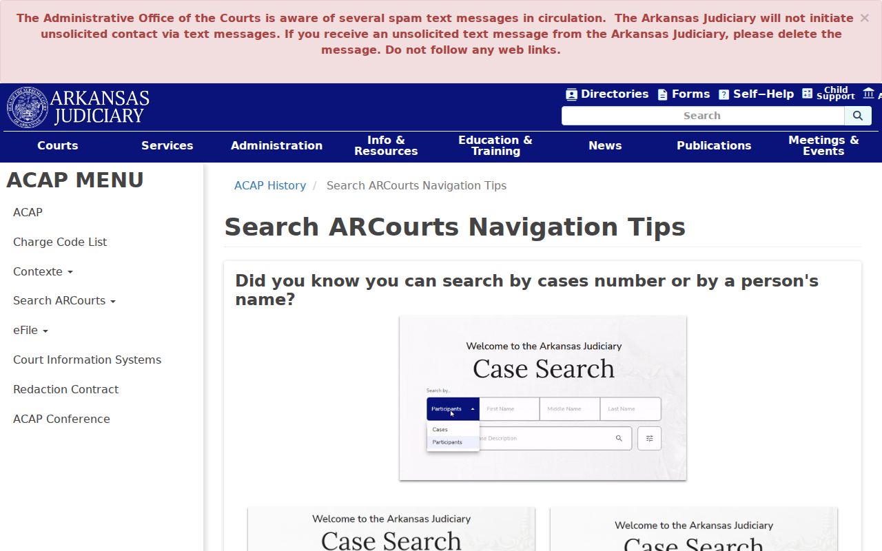 Johnson County case lookup advanced search filters