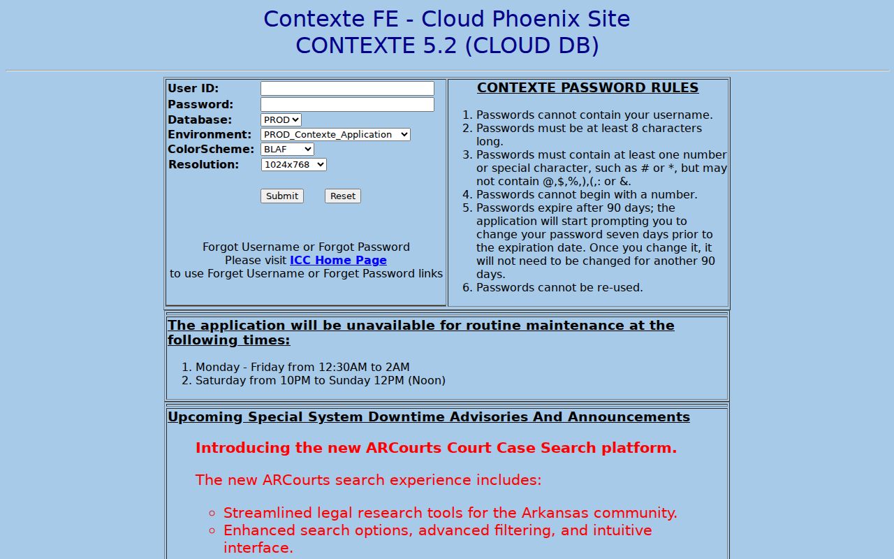 Johnson County court date Contexte maintenance environment